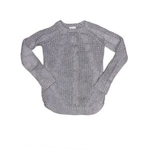 Tahari Cable Knit Metallic Sweater